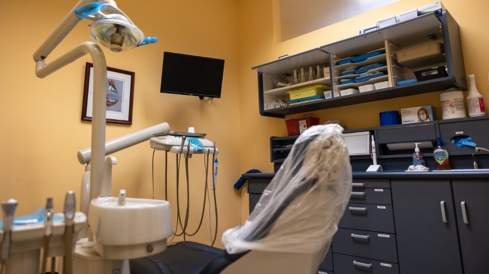Modern dental treatment area